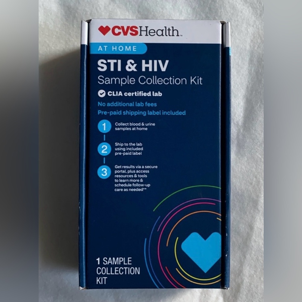 STI & HIV Sample Collection Kit, no additional‎ lab fees, Gonorrhea, Syphilis